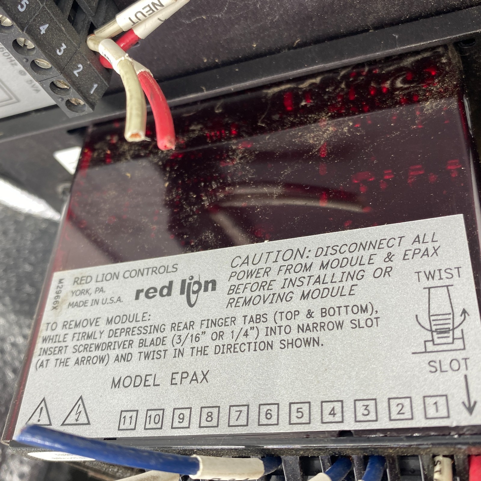 RED LION MODEL EPAX LED DIGITAL PANEL MULTI-FUNCTION METER 85-250VAC 50/60HZ 🎯
