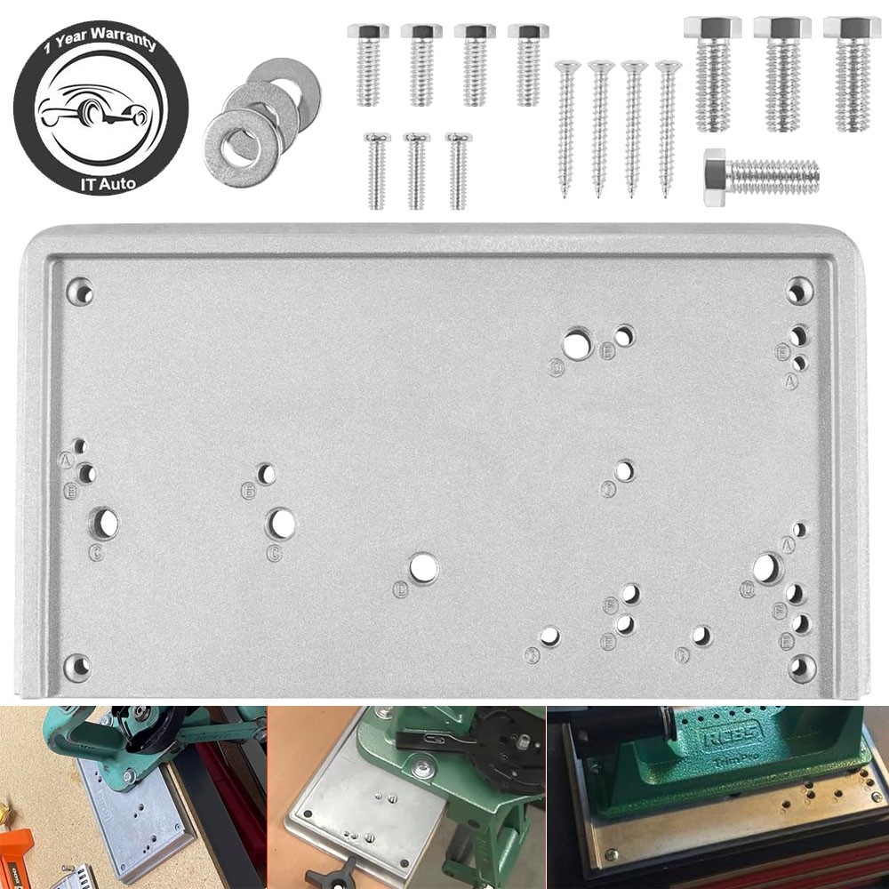 9282 Accessory Base Plate - 3 (Grey) for A Wide Variety of RCBS Presses & Tools