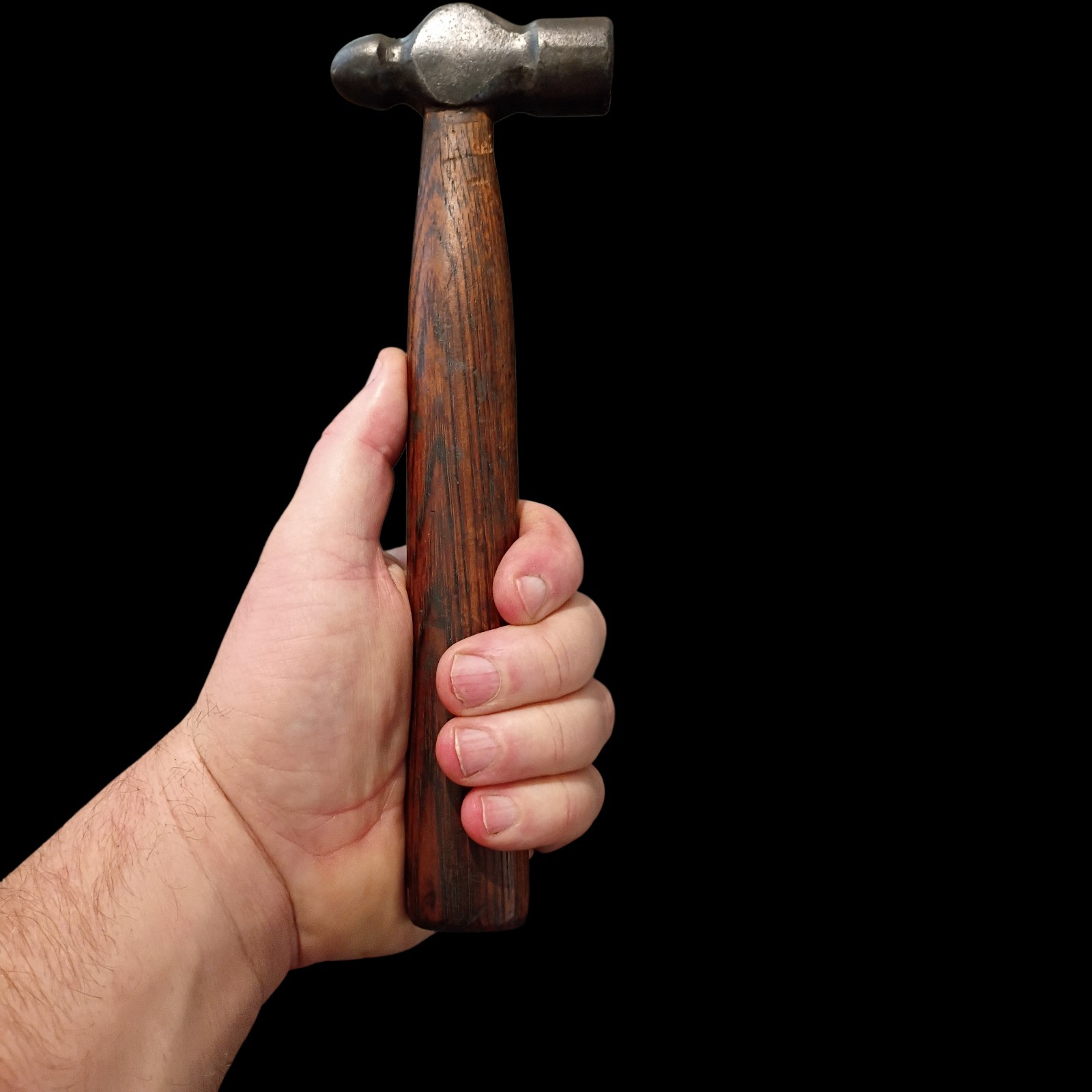 Ball Peen Hammer Original Wood Handle USA VINTAGE TRUE TEMPER NO. 1308 8 oz