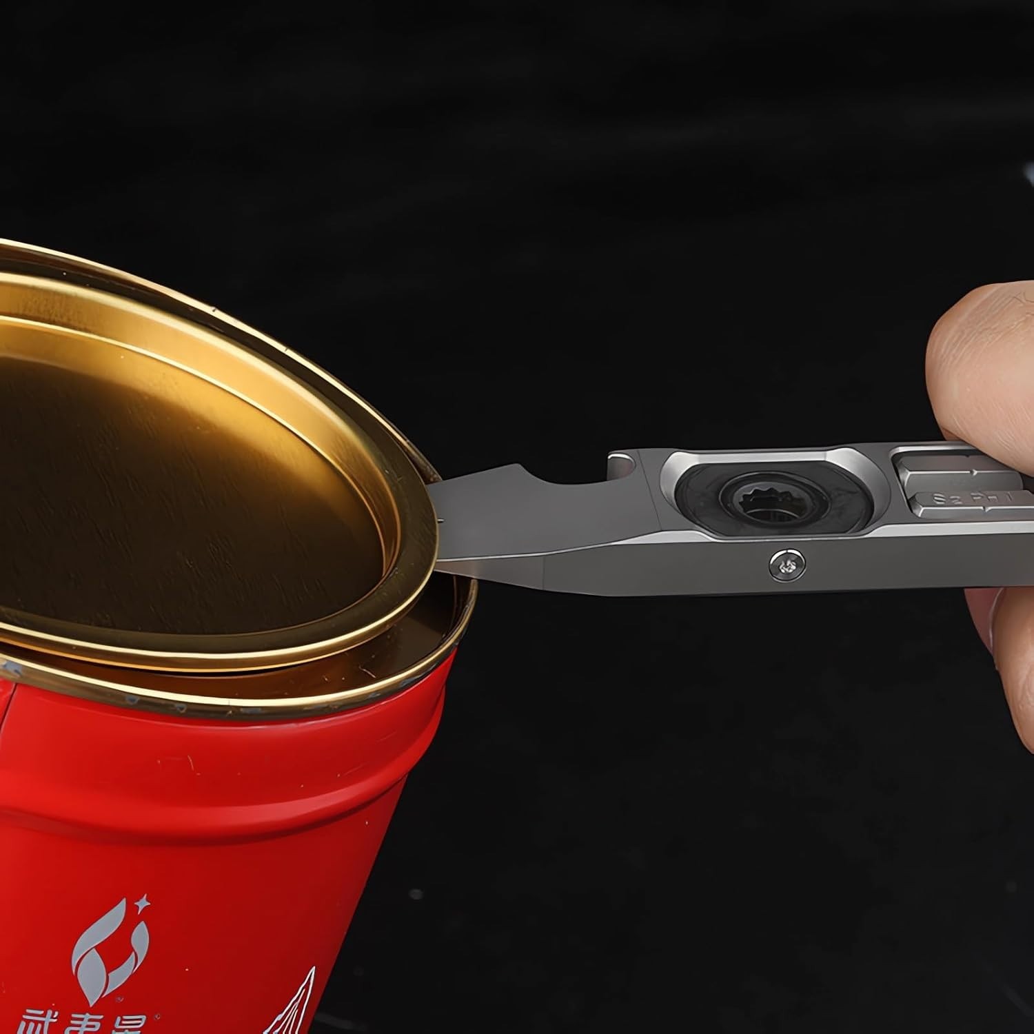 Titanium Multi-Tool Pry Bar: Compact and Versatile EDC Tool for Every Adventure
