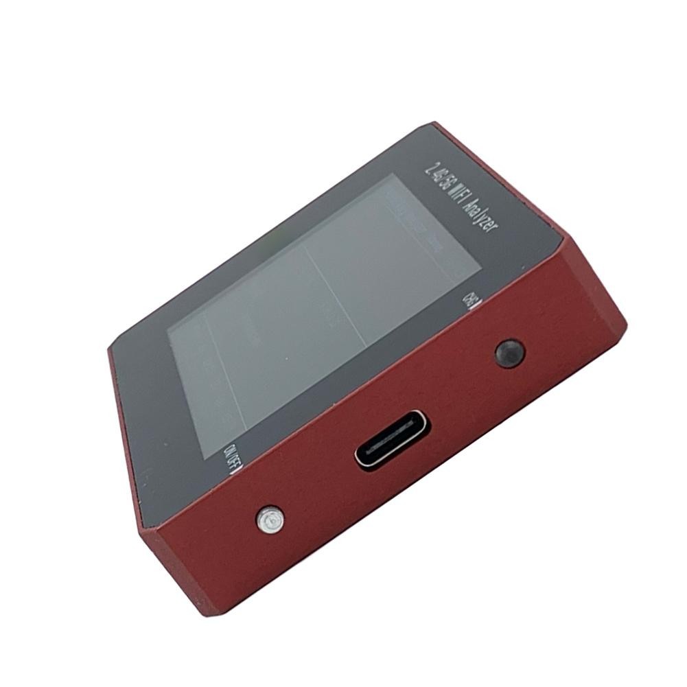 WiFi Signal Strength Monitor with Dual-Band Waveform Display and 4 Hour Standby