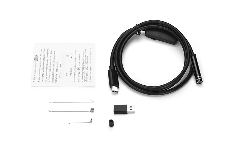 7mm Waterproof Endoscope Inspection Camera for Samsung Galaxy S8 Plus A7 C7 C9
