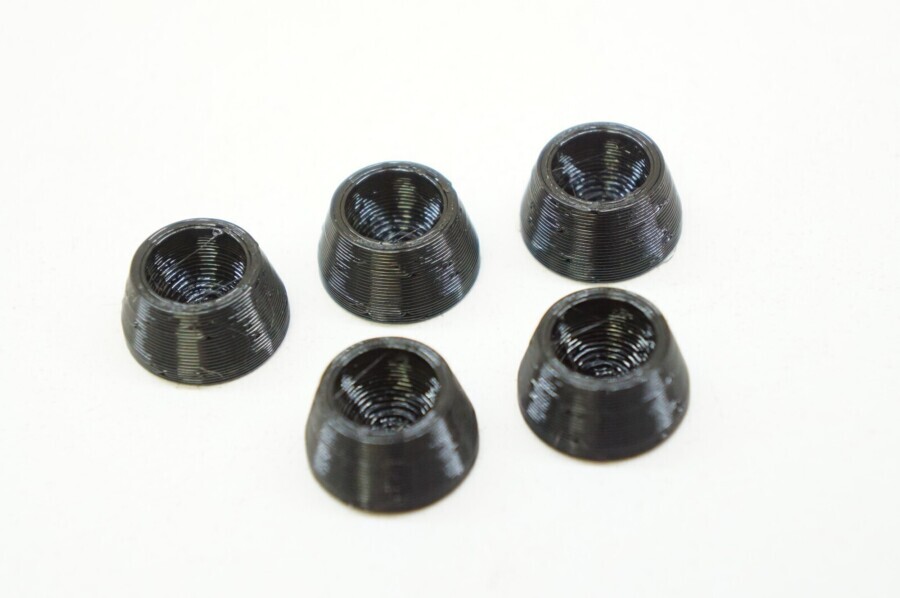 Replacement Rubber Glides Feet Pads for Ikea Gilbert Chair (Rubberized, 5-Pack)
