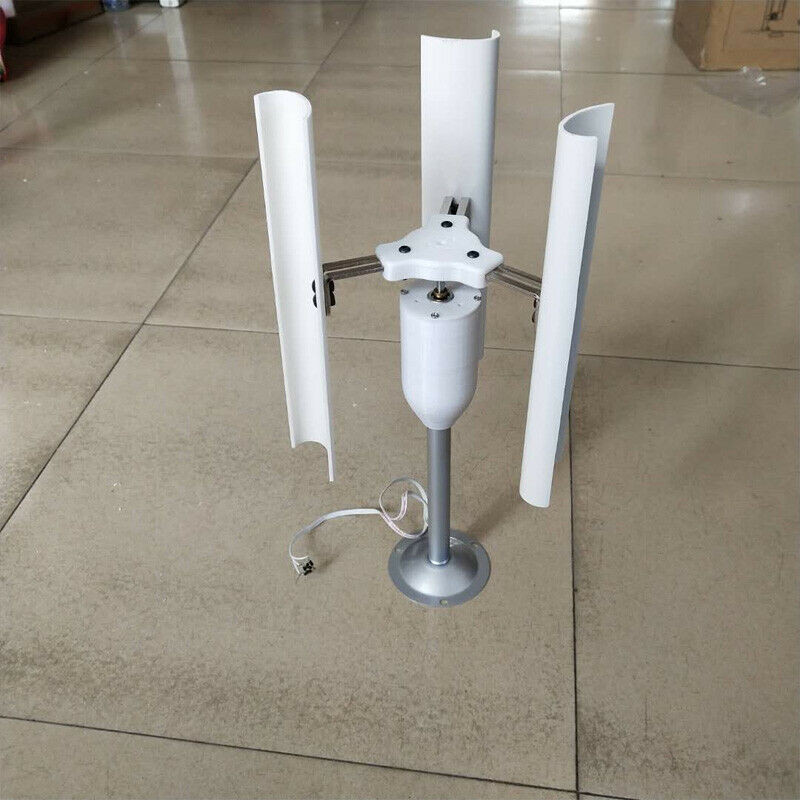 12V Vertical Wind Turbine Generator 3 Blades Charger Windmill Power Teach Mode