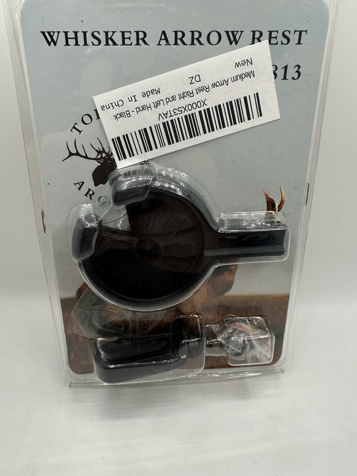Whisker Arrow Rest Medium Left Hand Black Archery Bow Arrow Rest New Sealed