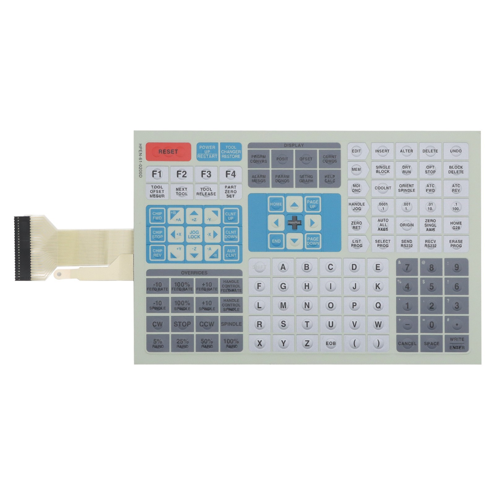 New HAAS 61-0200 61-0200D 61-0200B Membrane Switch Keypad Keyboard