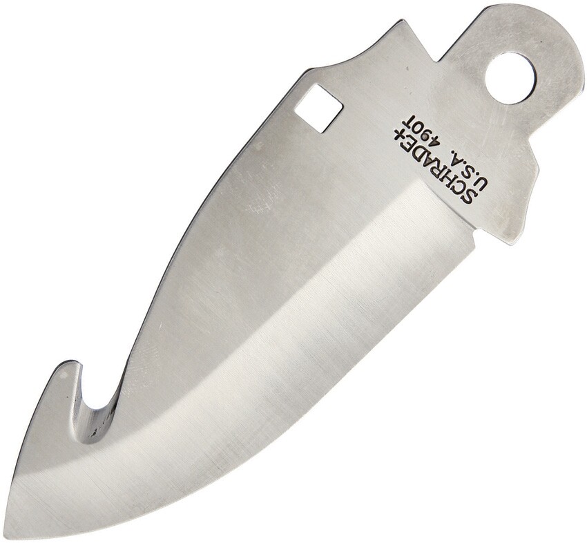 Schrade Knife Blade Replacement Satin Finish Stainless Steel Guthook USA MADE