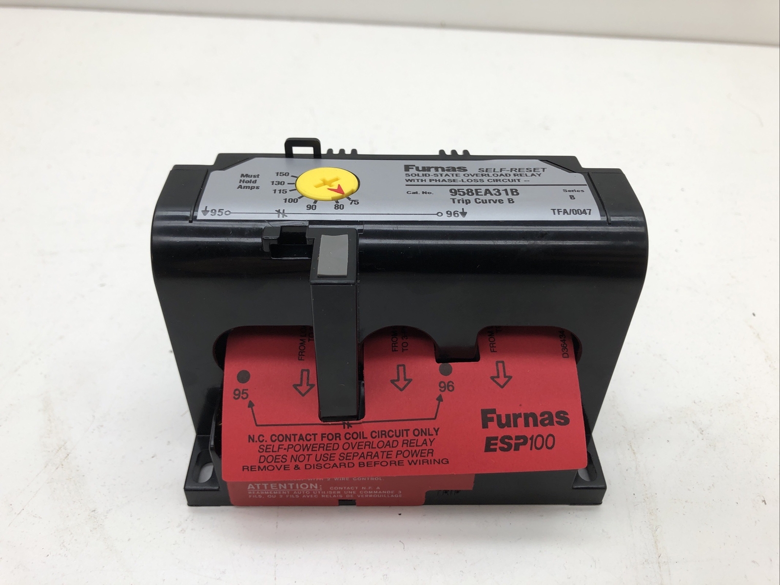 Furnas 958EA31BX625 Solid State Overload Relay With Phase Loss Circuit