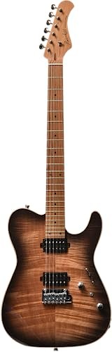 BACCHUS TAC24 FMH-RSM/M N-BK-B Electric Guitar From Japan