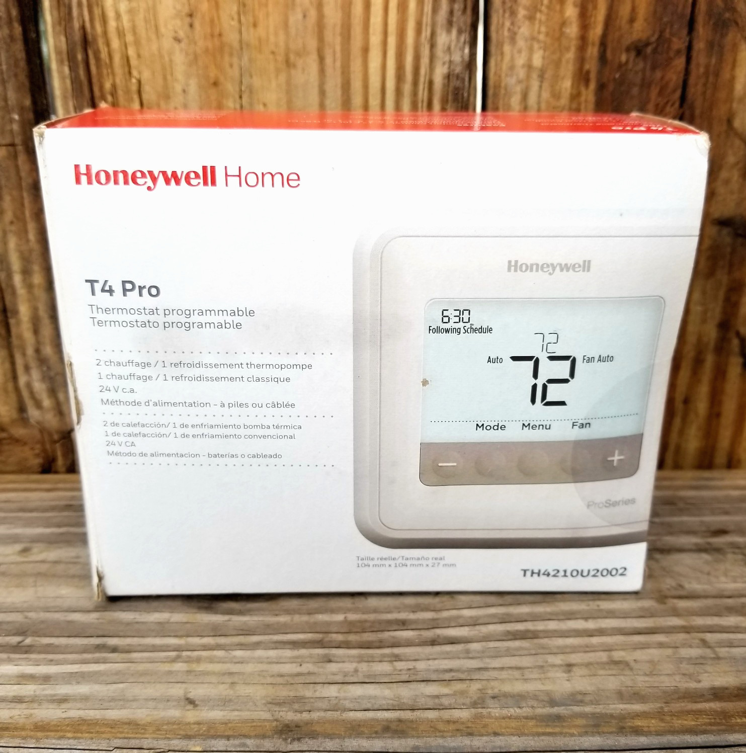 Honeywell Home T4 Pro Programmable Thermostat TH421OU2002 New Open Box