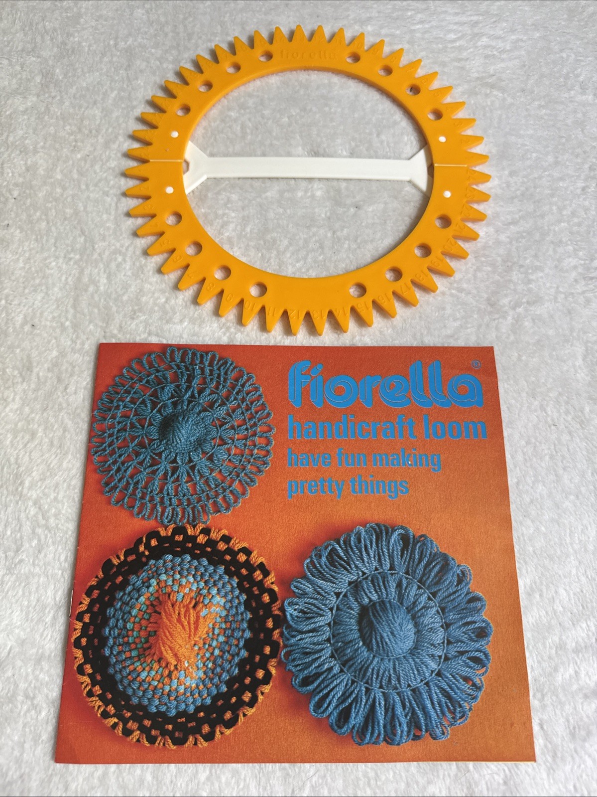 Vintage Fiorella LOOM Handicraft Kit Grandmacore Crafts Made in France Brevet