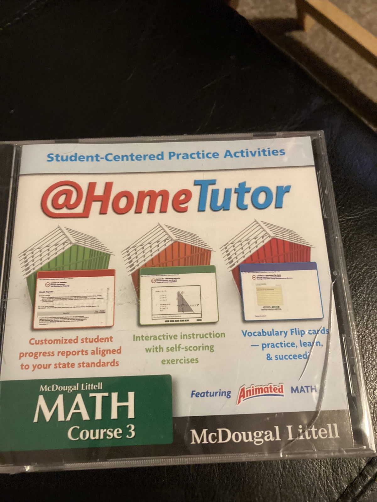 Home Tutor Math Course 3 Cd Rom New