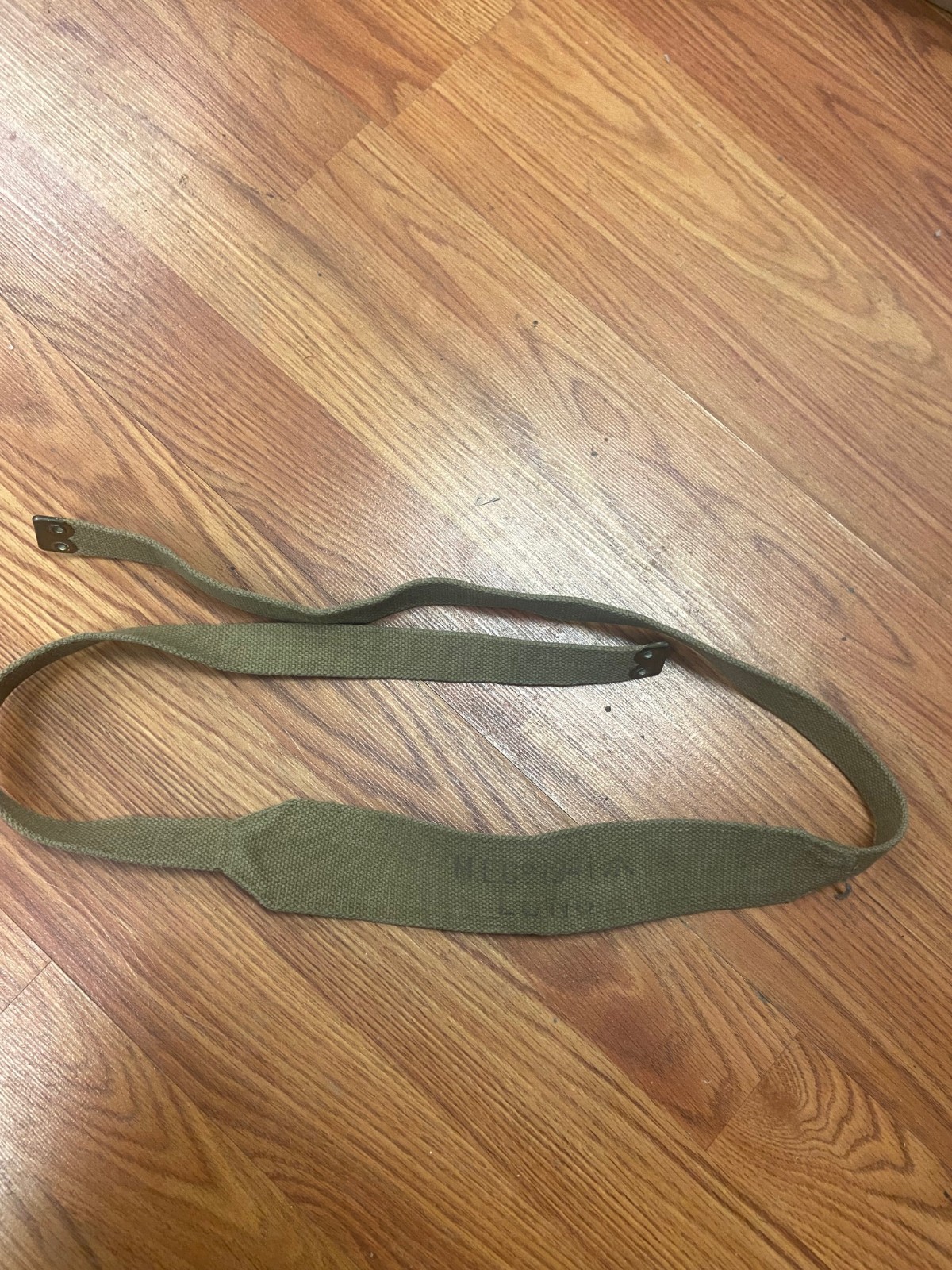 British Army WWII P37  Shoulder Strap WW2 Cotton Khaki Green M51