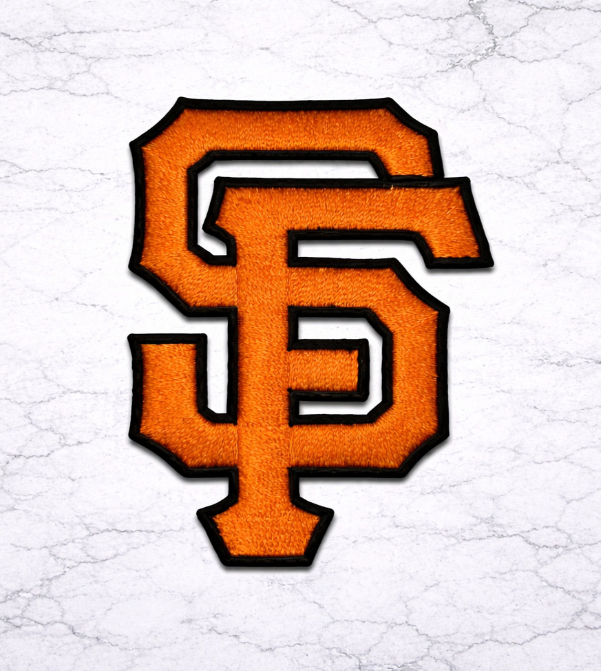 SAN FRANCISCO GIANTS LOGO MLB EMBROIDERED IRON ON PATCH 2.5"X2" FREE SHIPPING