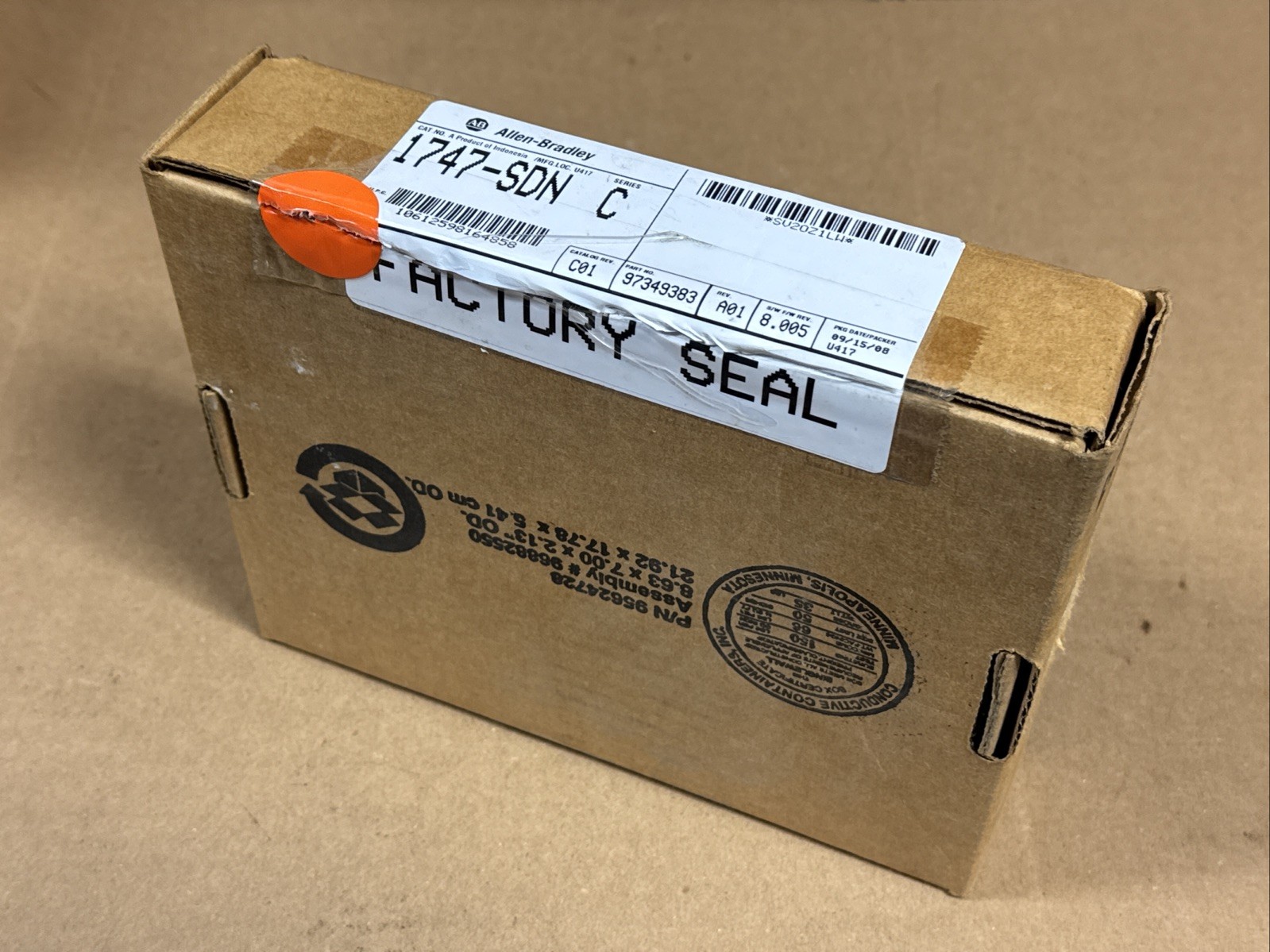 NEW SURPLUS Allen Bradley 1747-SDN /C SLC 500 DeviceNet Scanner Module FAST SHIP