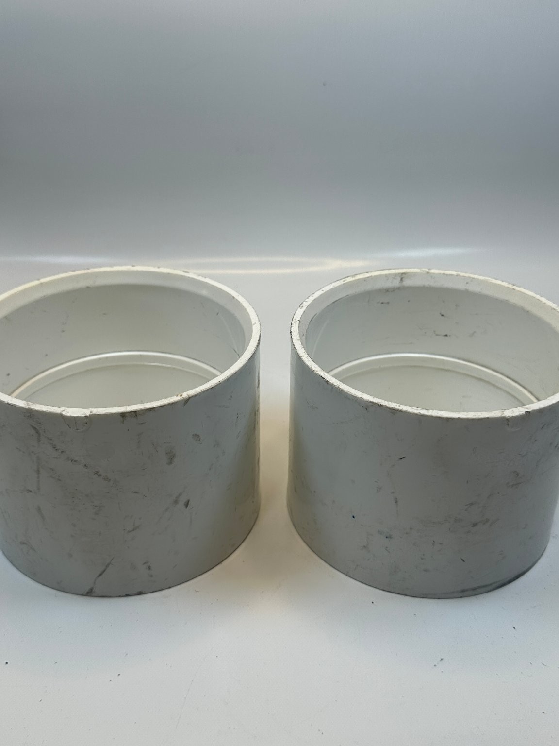 Charlotte PVC DWV 4" Pipe Coupling (Lot of 2) Made in USA