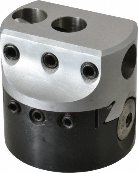 3" Body Diam, Manual Offset Boring Head 1" to 9" Bore Diam, 3/4" Bar Hole Diam