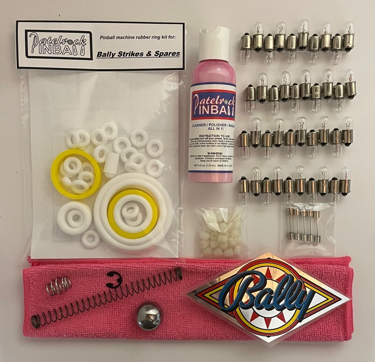 1978 Bally Strikes and Spares Pinball Machine Maintenance Tune Up Kit