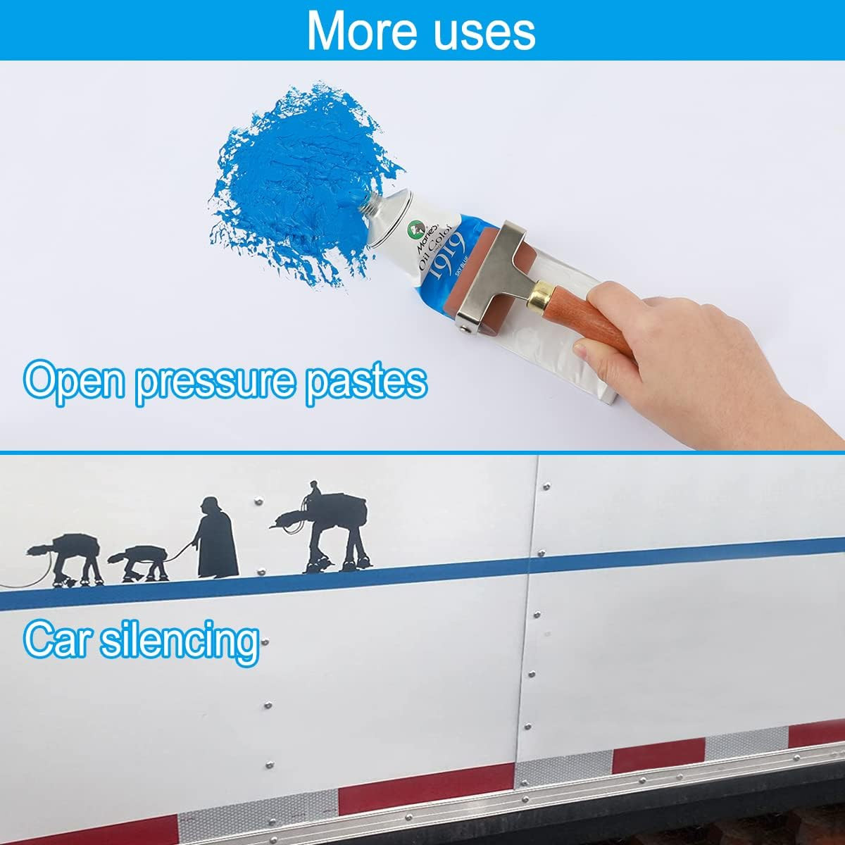 Soft Rubber Roller, Brayer Ideal for anti Skid Tape Construction Tools, Print,