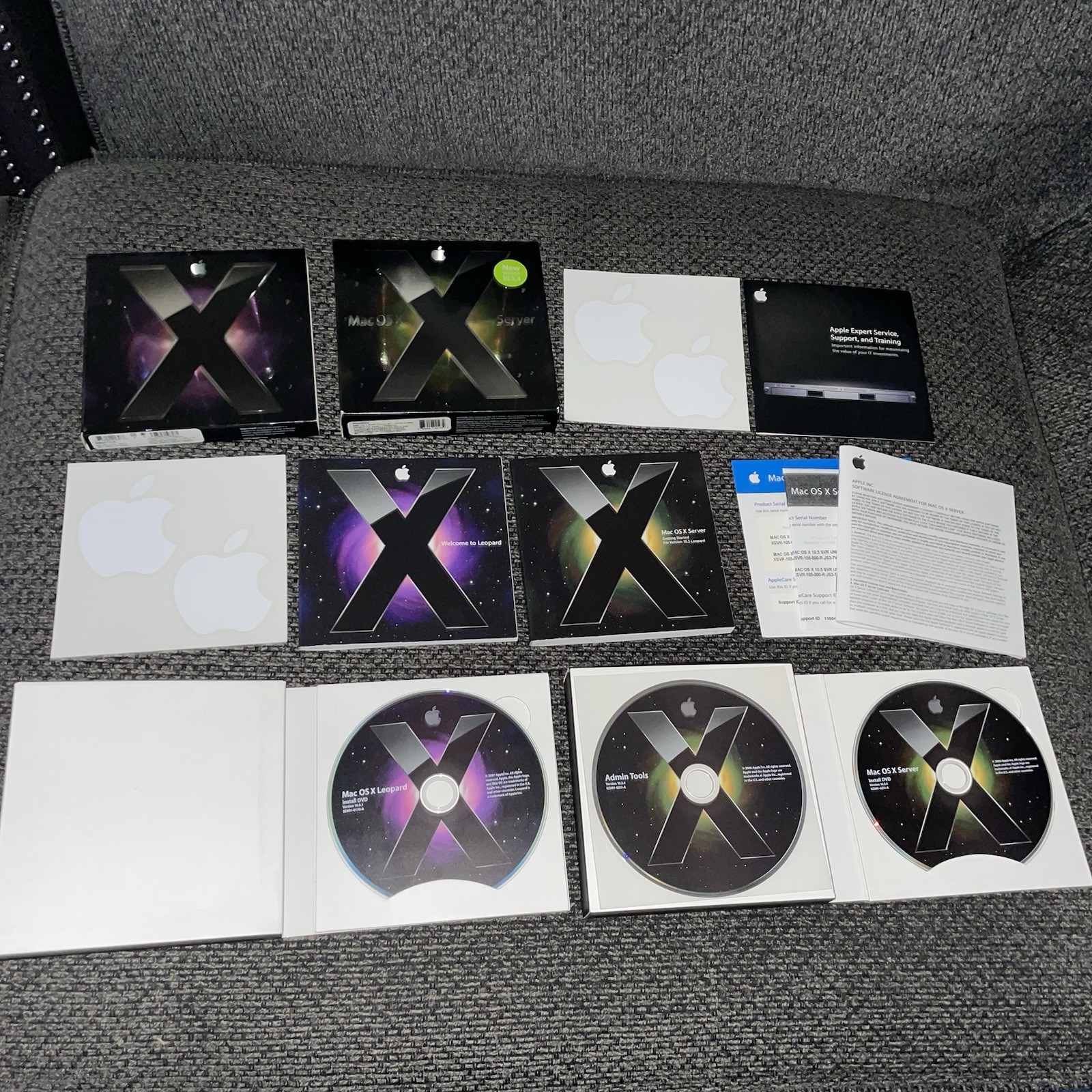Mac OS X Leopard v10.5.1 Retail Version Install DVD MB427Z/A Sever Purple X