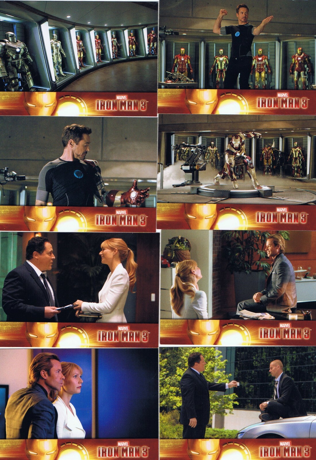 Iron Man 3 by Upper Deck 2013. Singles. List. Cards $1 + discounts + Stickers