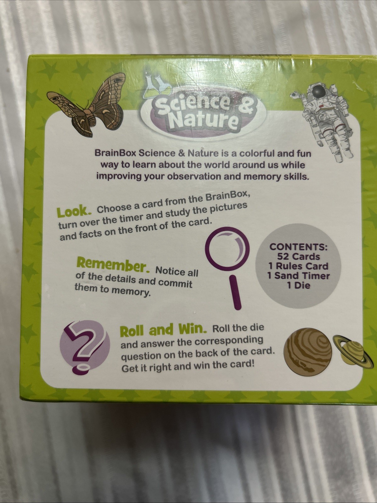 Brainbox Science and Nature MindWare Observation and Memory New Sealed