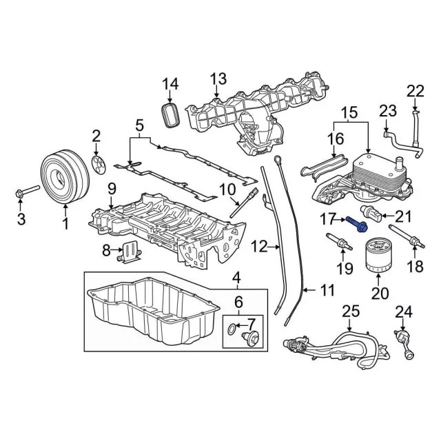 Genuine Ford A/C Condenser Mount Bolt W500110-S437