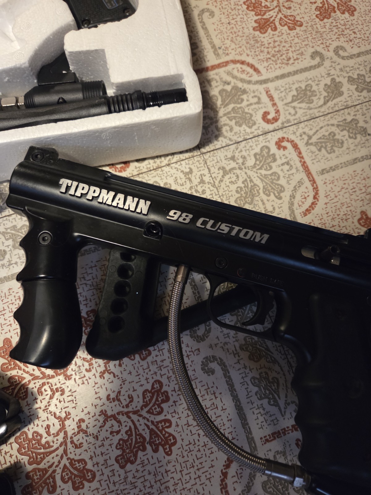 Tippmann 98 Custom Paintball Marker, 2 Spyders As Is Untested