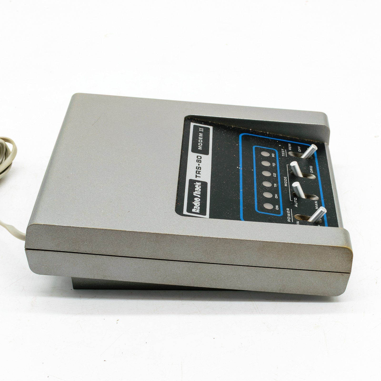 RadioShack TRS-80 Modem II with Original Serial Interface Cable, Owners Manual &
