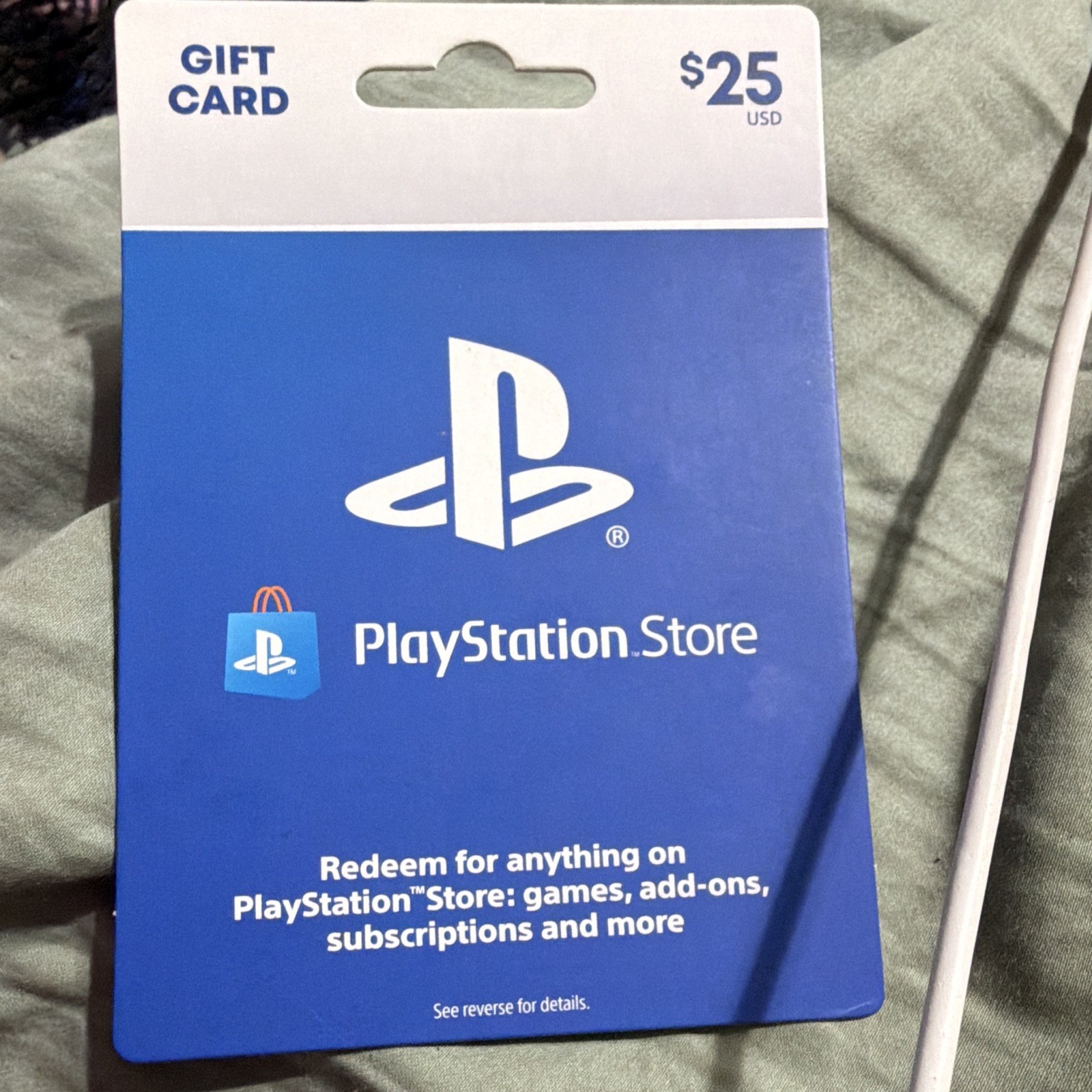 PlayStation Store $25 Gift Card Scratch-Off PIN for PS5 & PS4 & PS5