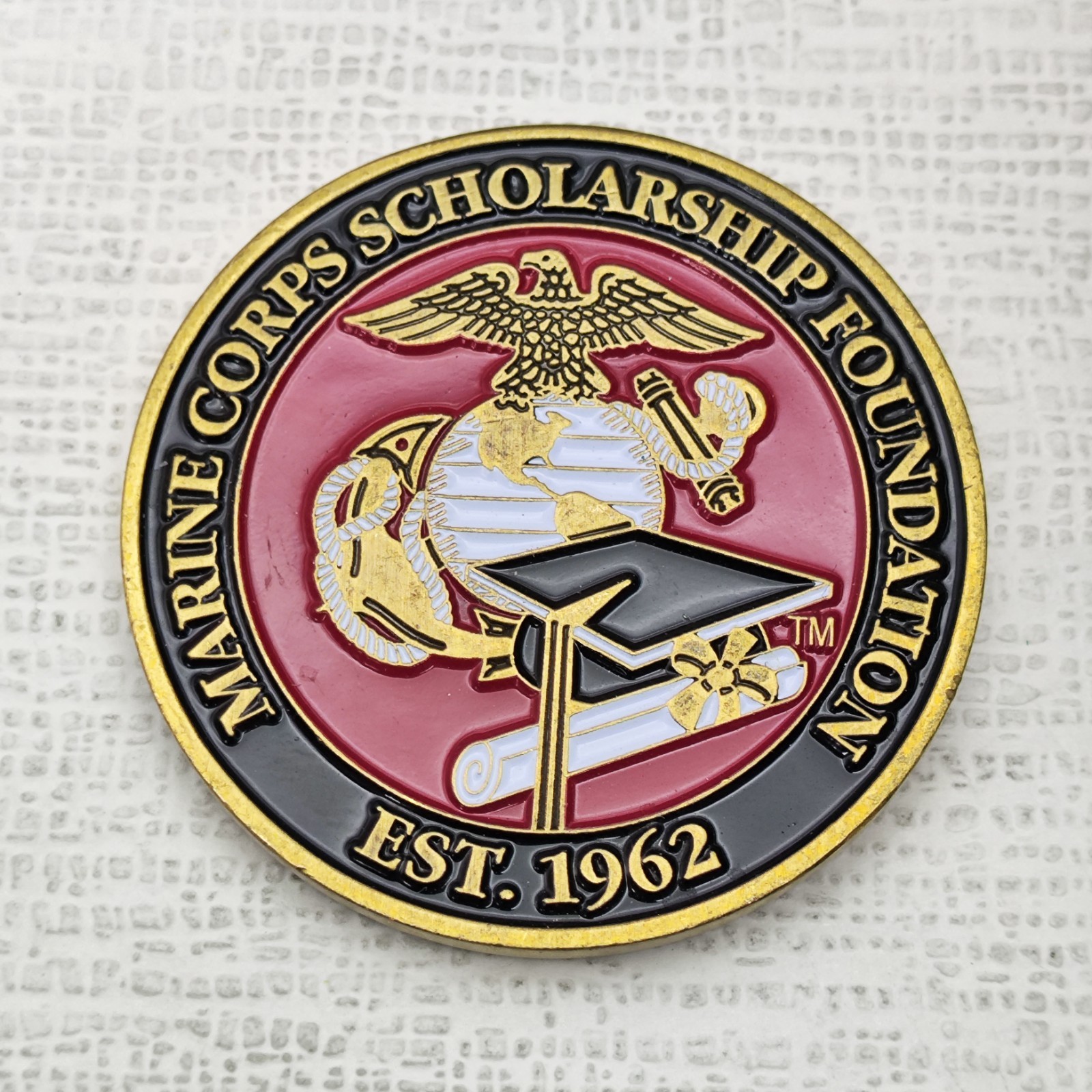 USMC Marine Corps Scholarship Foundation Challenge Coin