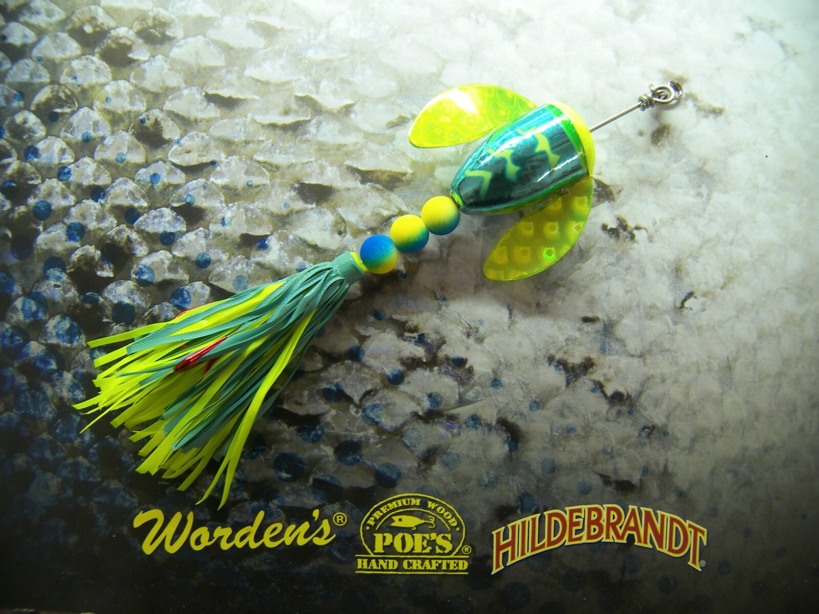 SPIN N GLO SIZE #2 LAKE TROUT LURE SPINNER SALMON STEELHEAD ALASKA WORDEN'S NEW