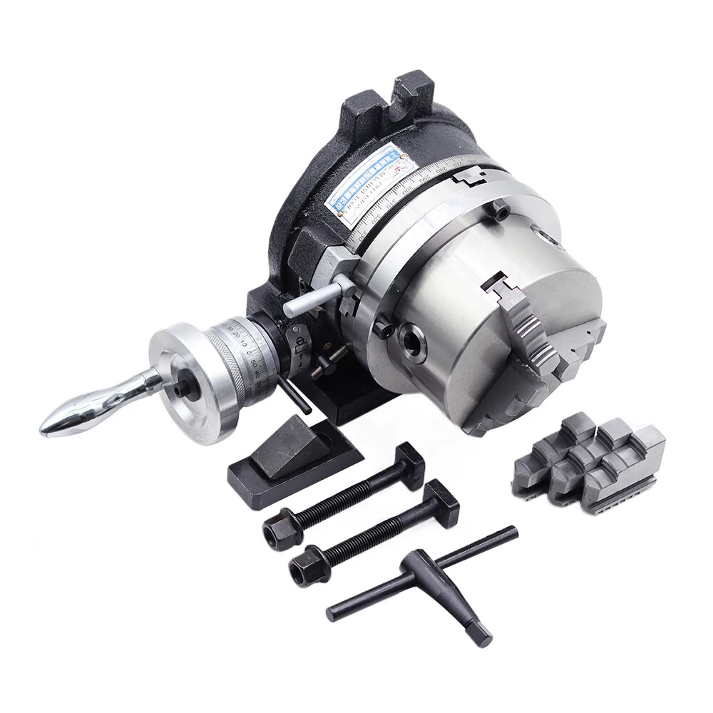 6-inch Universal Indexing Table Rotary Table 125Three-jaw Chuck Milling Machine，