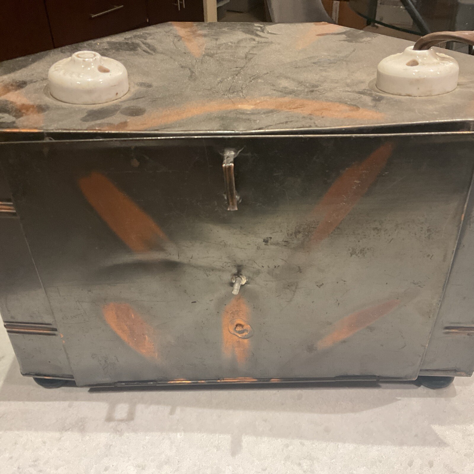 ANTIQUE MAGIC LANTERN MIRROSCOPE