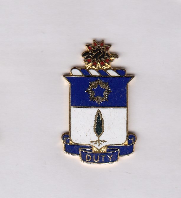 21st INFANTRY REGIMENT crest DUI badge CB Clutchback G-23