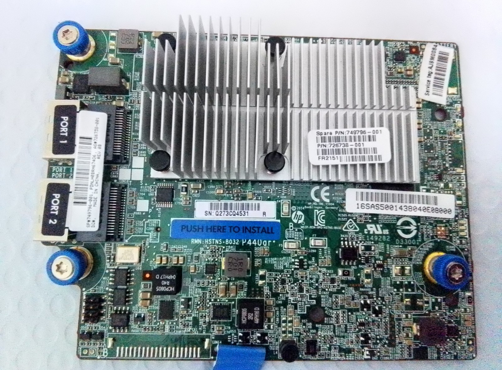 SPS-BD, ARCO P440ar Controller HPE 749796-001