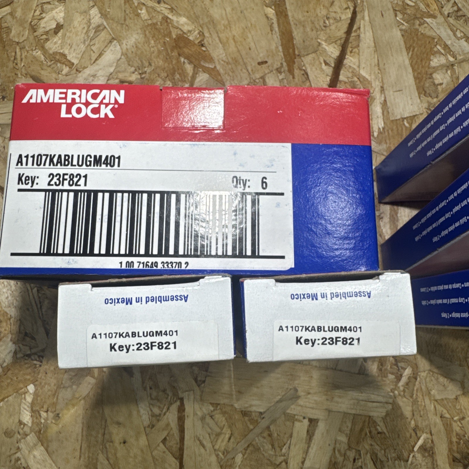 Box of - American Lock Lockout Padlock Red A1107 Locks
