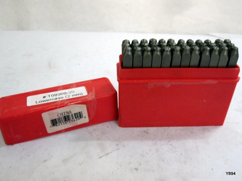 Alphabet Letter Number Stamp Punch Hardened Steel Metal DIY Craft Mold Tools 2mm