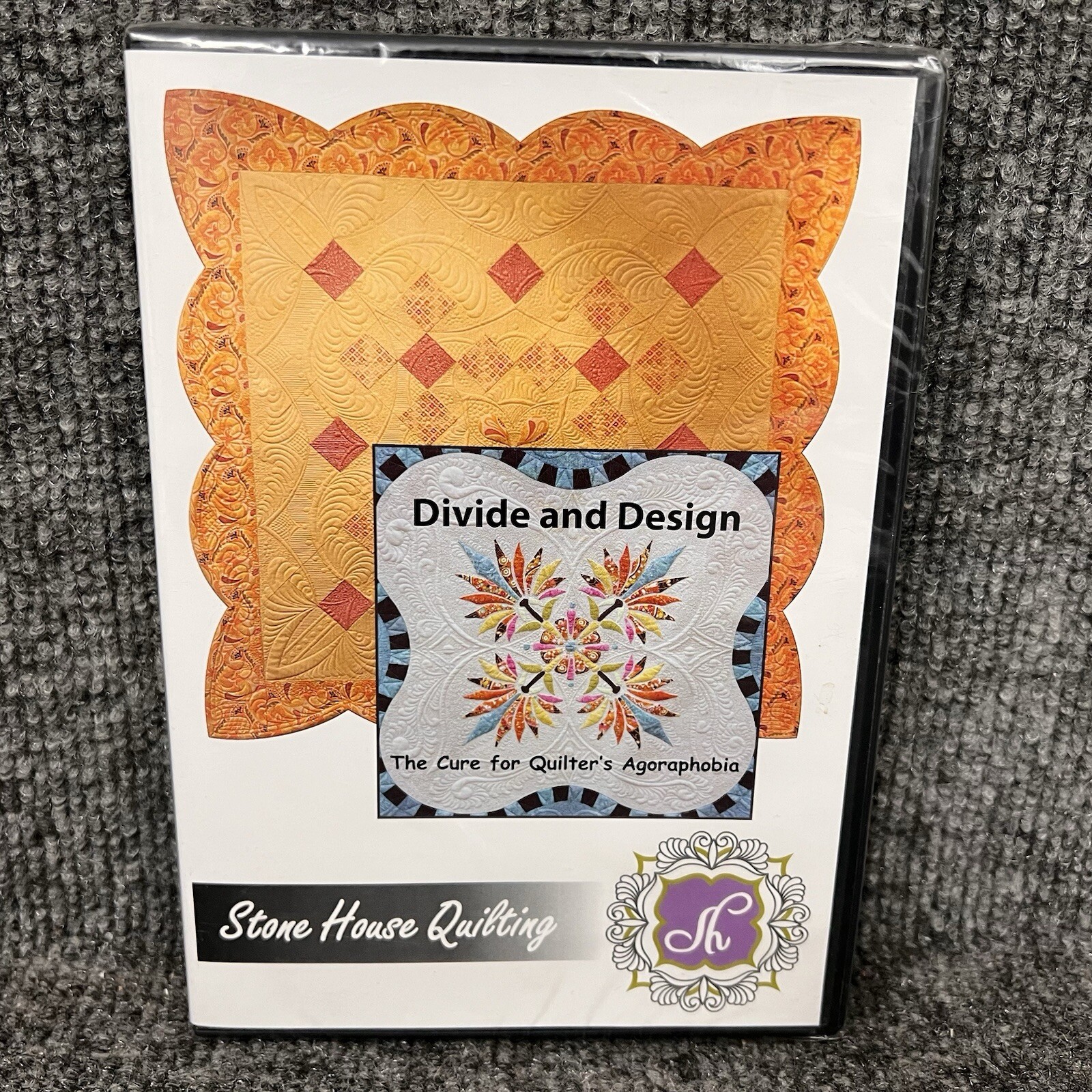 Divide & Design The Cure For Quilter’s Agoraphobia DVD W/Lisa Calle Sealed