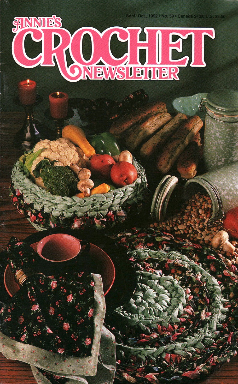Annie's Crochet Newsletter Magazine | September-October 1992 No. 59
