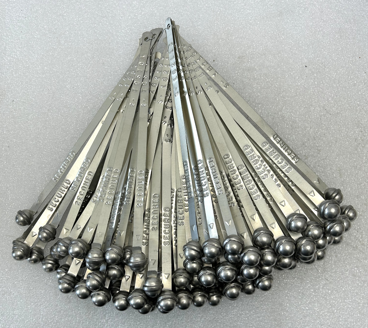Globe Ball End Seal Security , New (Lot 100 Pcs)