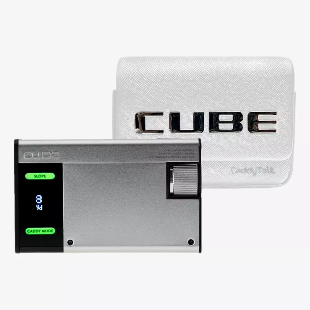 CaddyTalk CUBE Laser Golf Rangefinder w/ Bonus Magnetic Case Bushnell