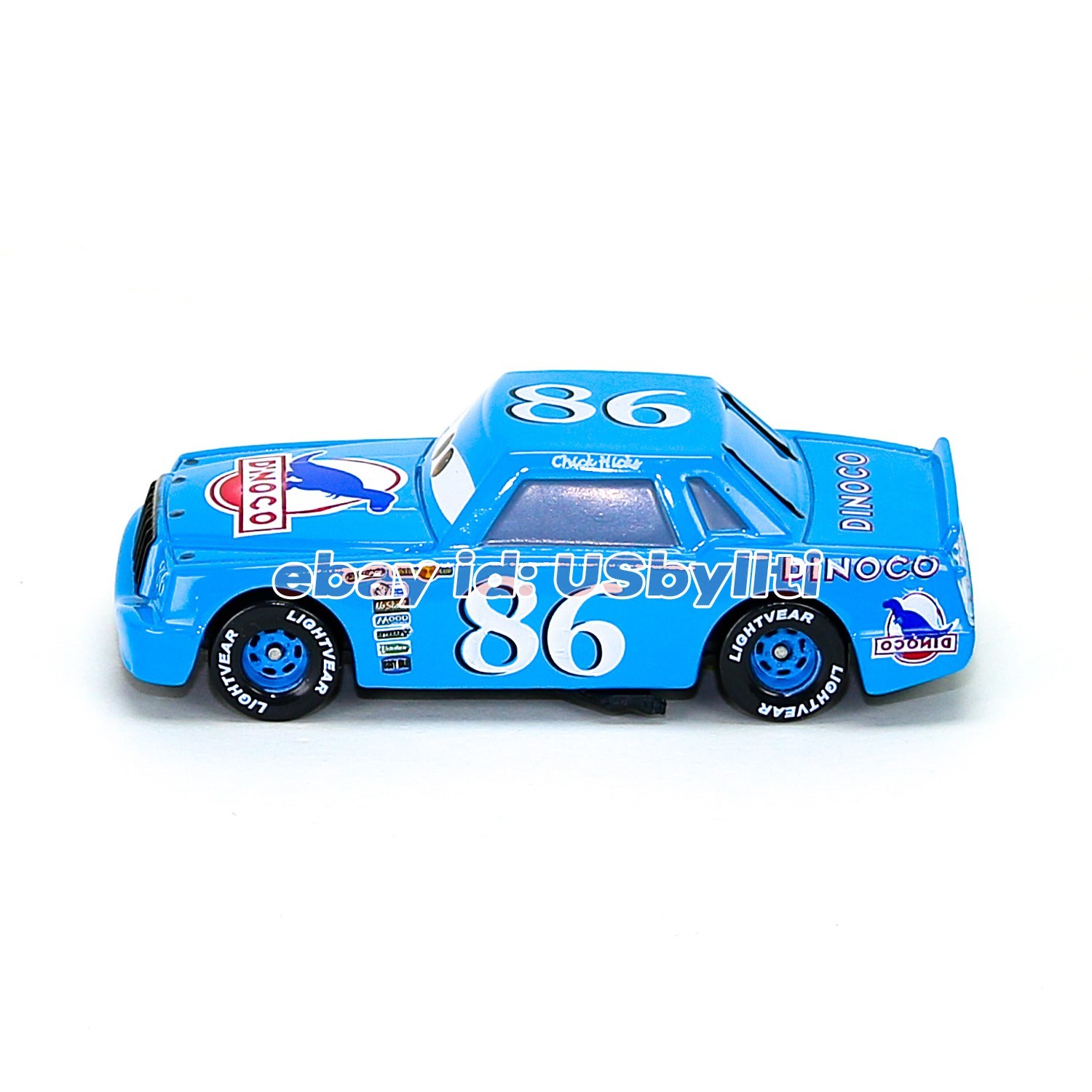 Disney Pixar Cars Dinoco Chick Hicks Diecast 1:55 Metal Car Toy Gift