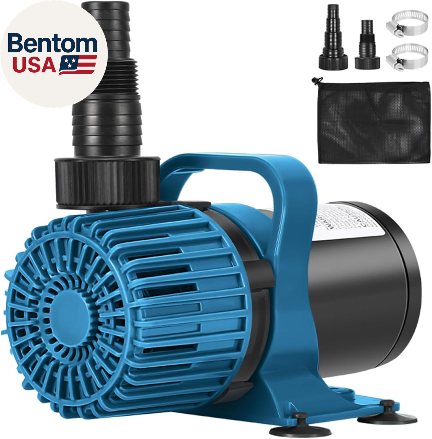 3000GPH 150W Submersible Water Pump for Fountains & Koi Ponds, 180° Adjustable O