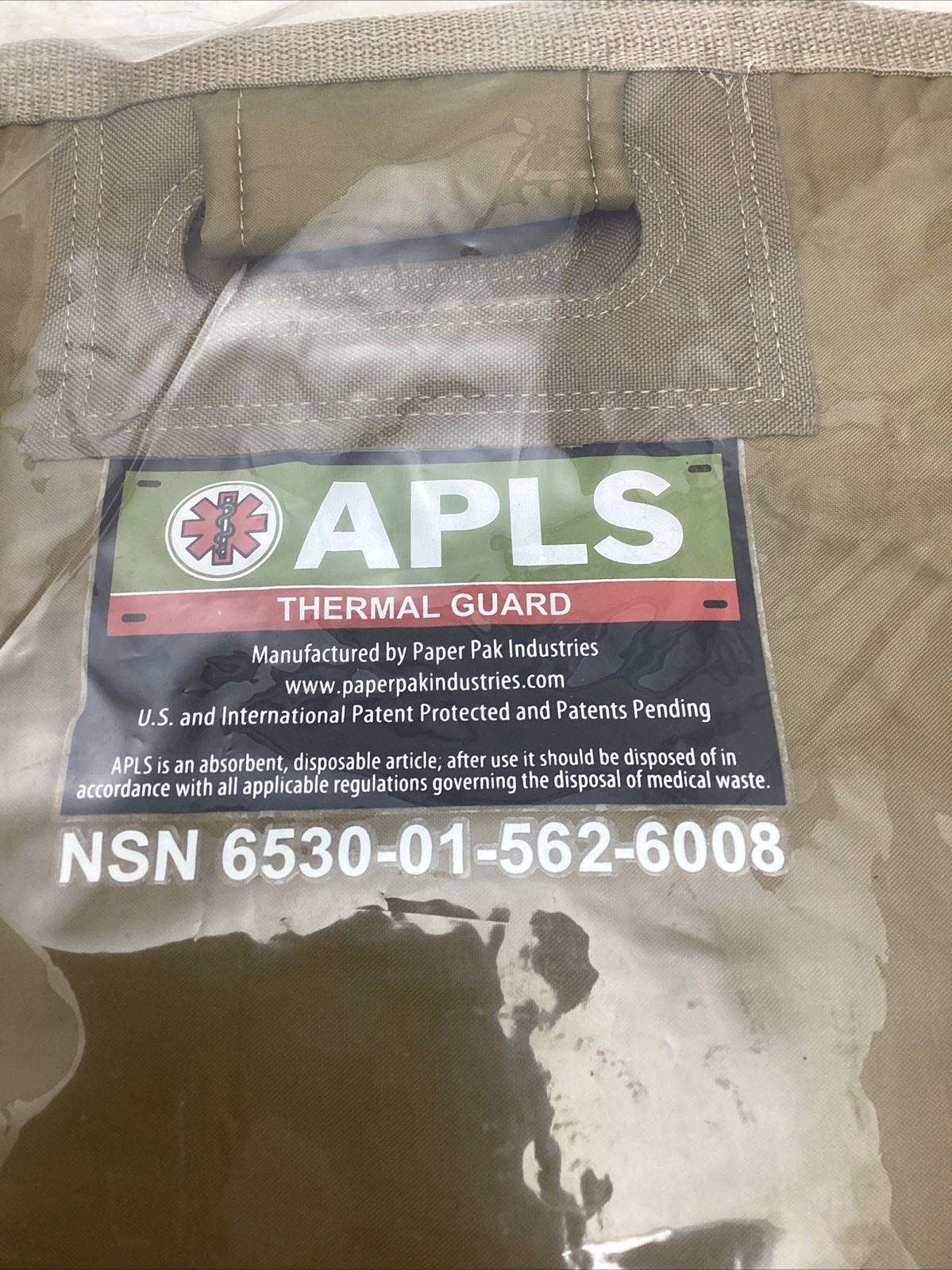USGI APLS Thermal Guard Litter NSN 6530-01-562-6008