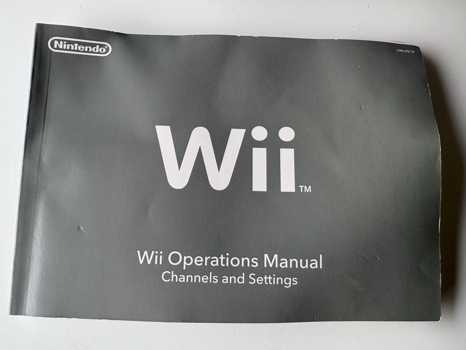 Nintendo Wii Operations Manuals Channels and Settings System Setup Bundle of 2