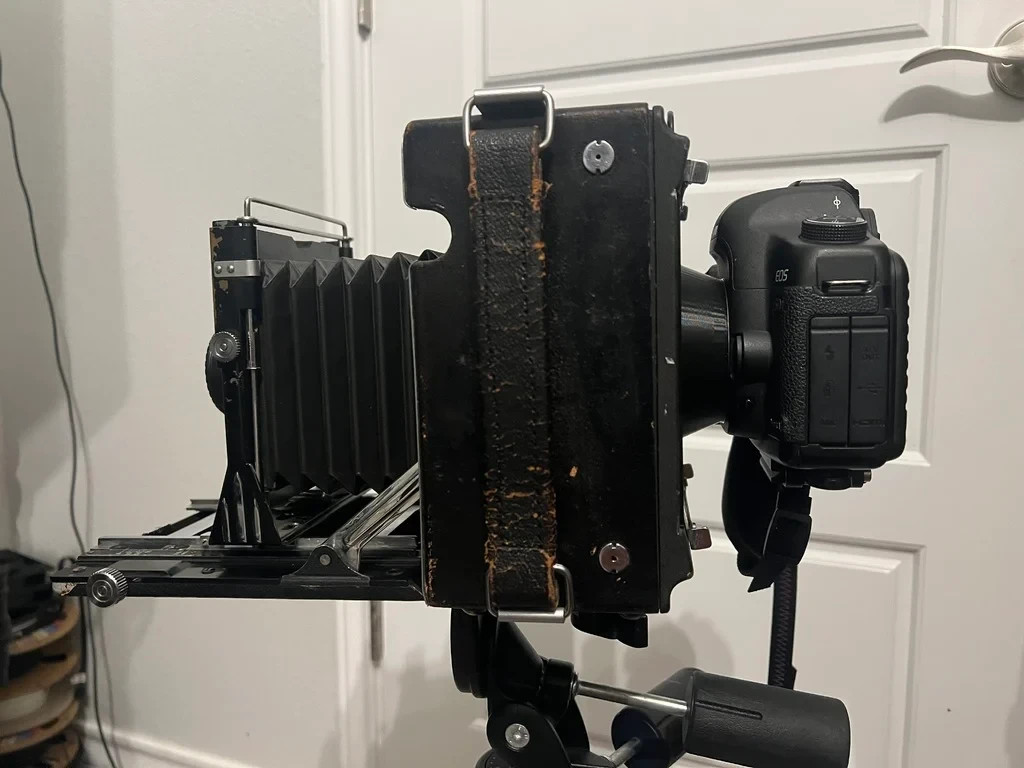 Replacement for Canon EF to Graflex 4x5 Adapter | DSLR to Large Format Film Back