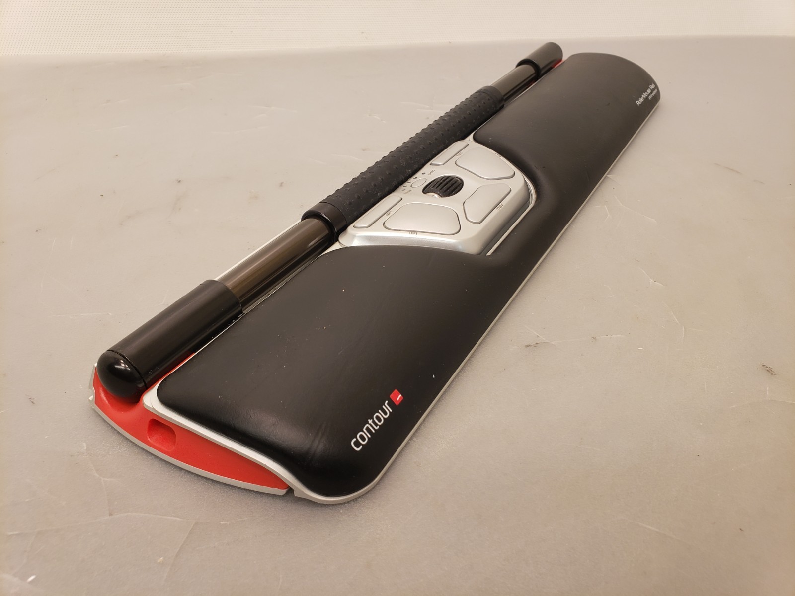 Contour Design Roller Mouse Red Ergonomic Ambidextrous Mouse Good Cond. *Tested