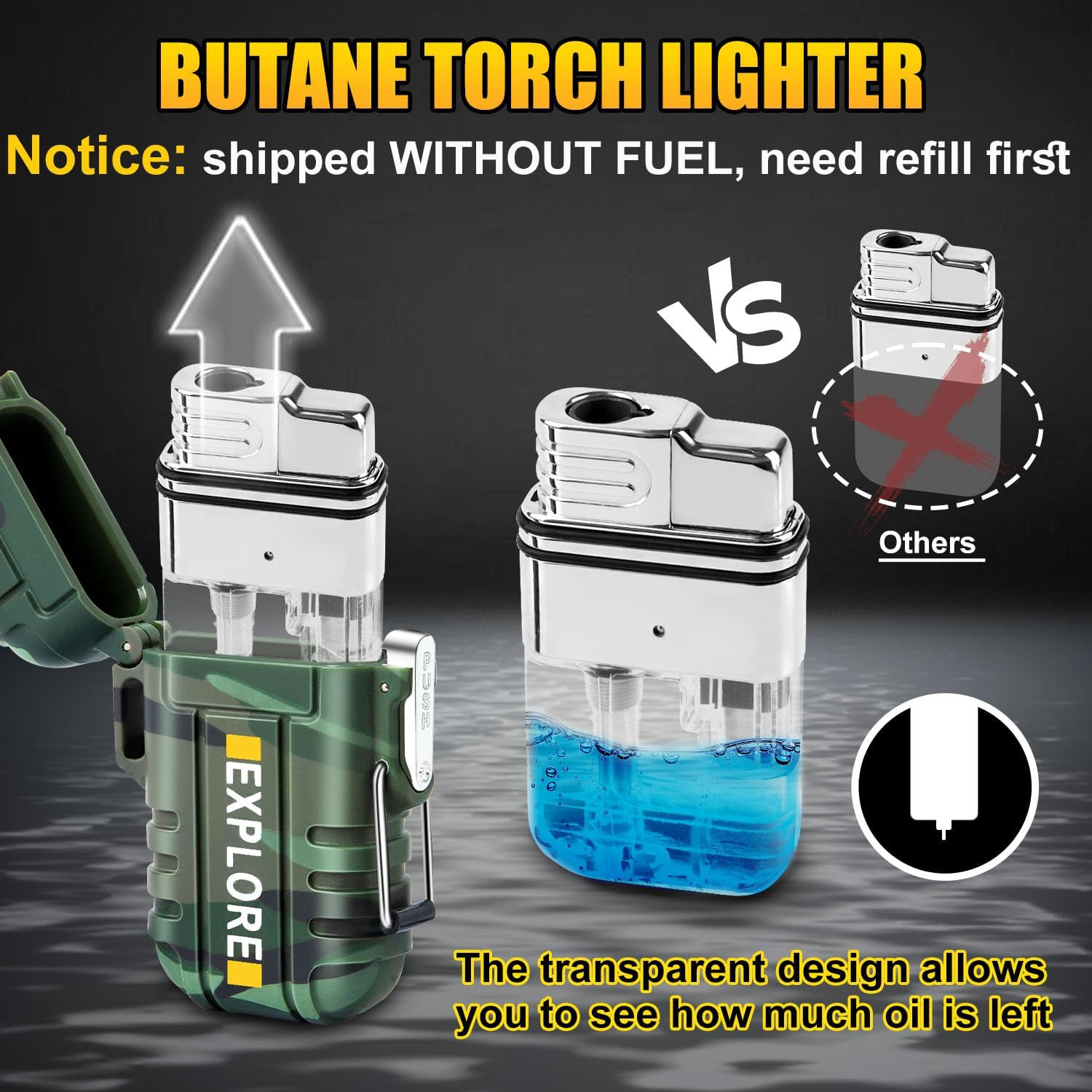 Survival Lighter 2 Pack Waterproof Windproof Plasma Arc Torch Camping Gear