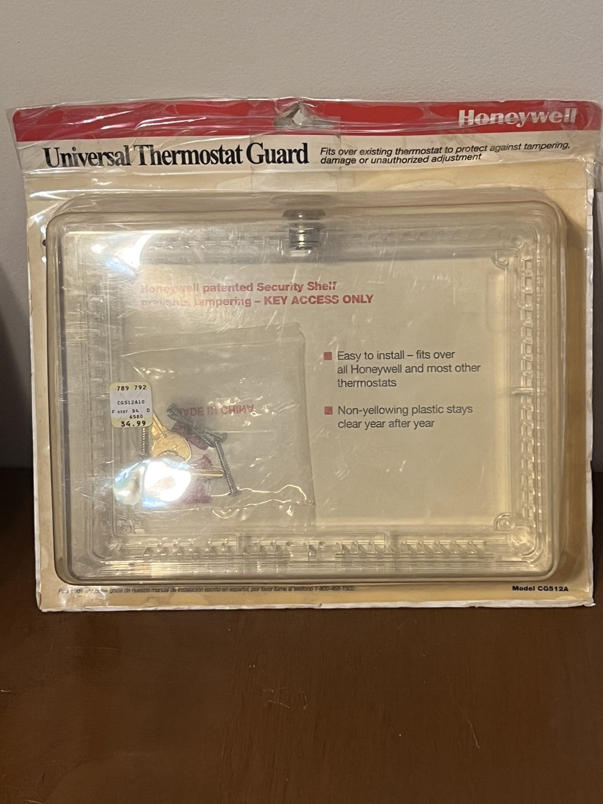 Honeywell CG512A10 Universal Thermostat Guard